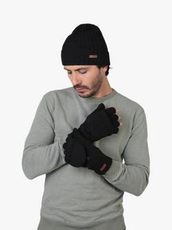 Barts Haakon Soft Turn-Up Beanie - view 2, Black