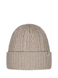 Barts Pacifick Cable Knit Beanie Hat, Beige