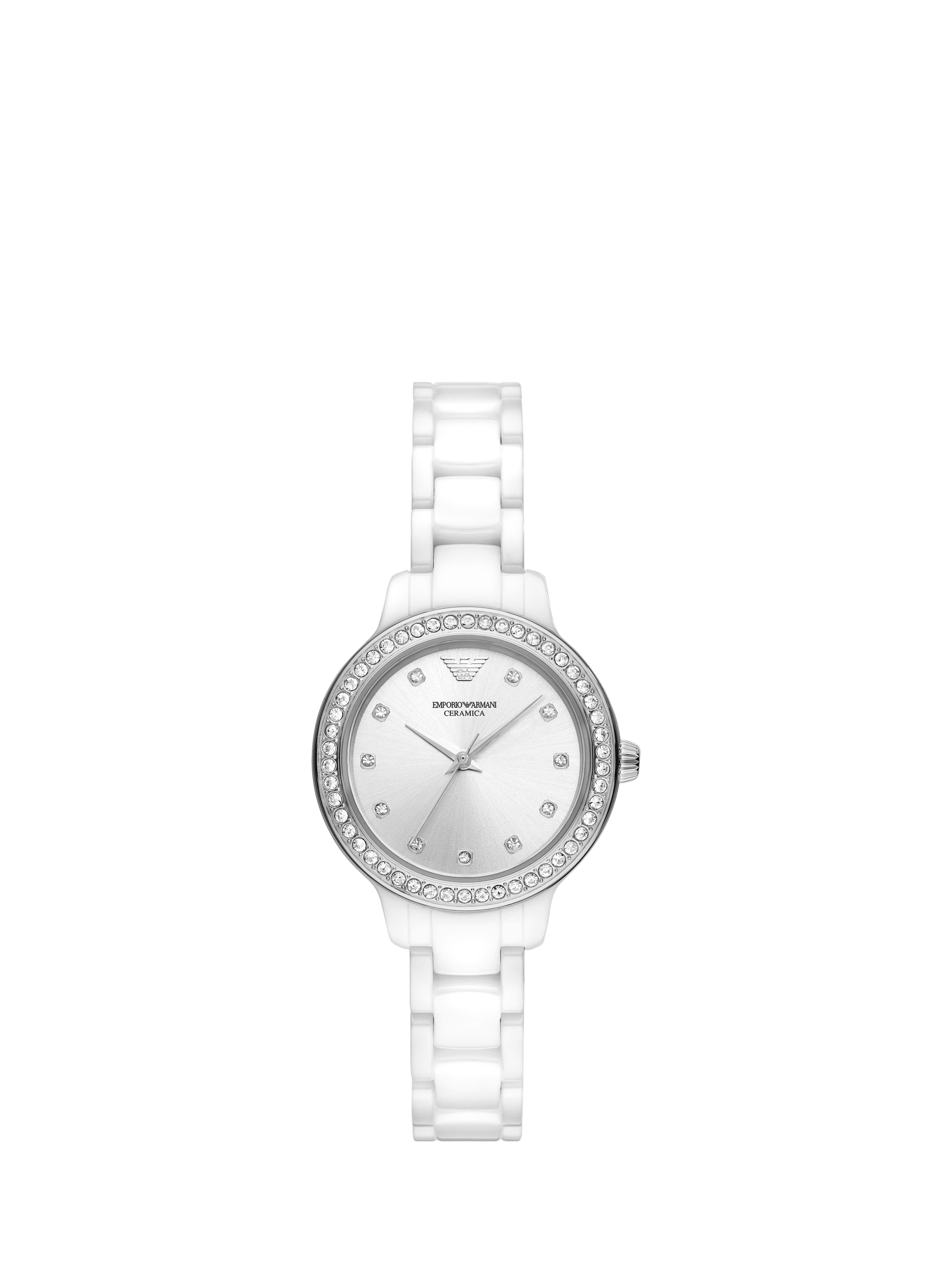 Emporio Armani AR70013 Women's Cubic Zirconia Bracelet Strap Watch