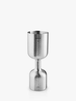Eva Solo Lounge Stainless Steel Cocktail Measurer Jigger, Brushed Steel, Brushed Steel