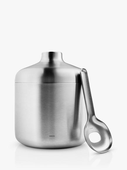Eva Solo Liquid Lounge Ice Bucket, Brushed Steel, Brushed Steel