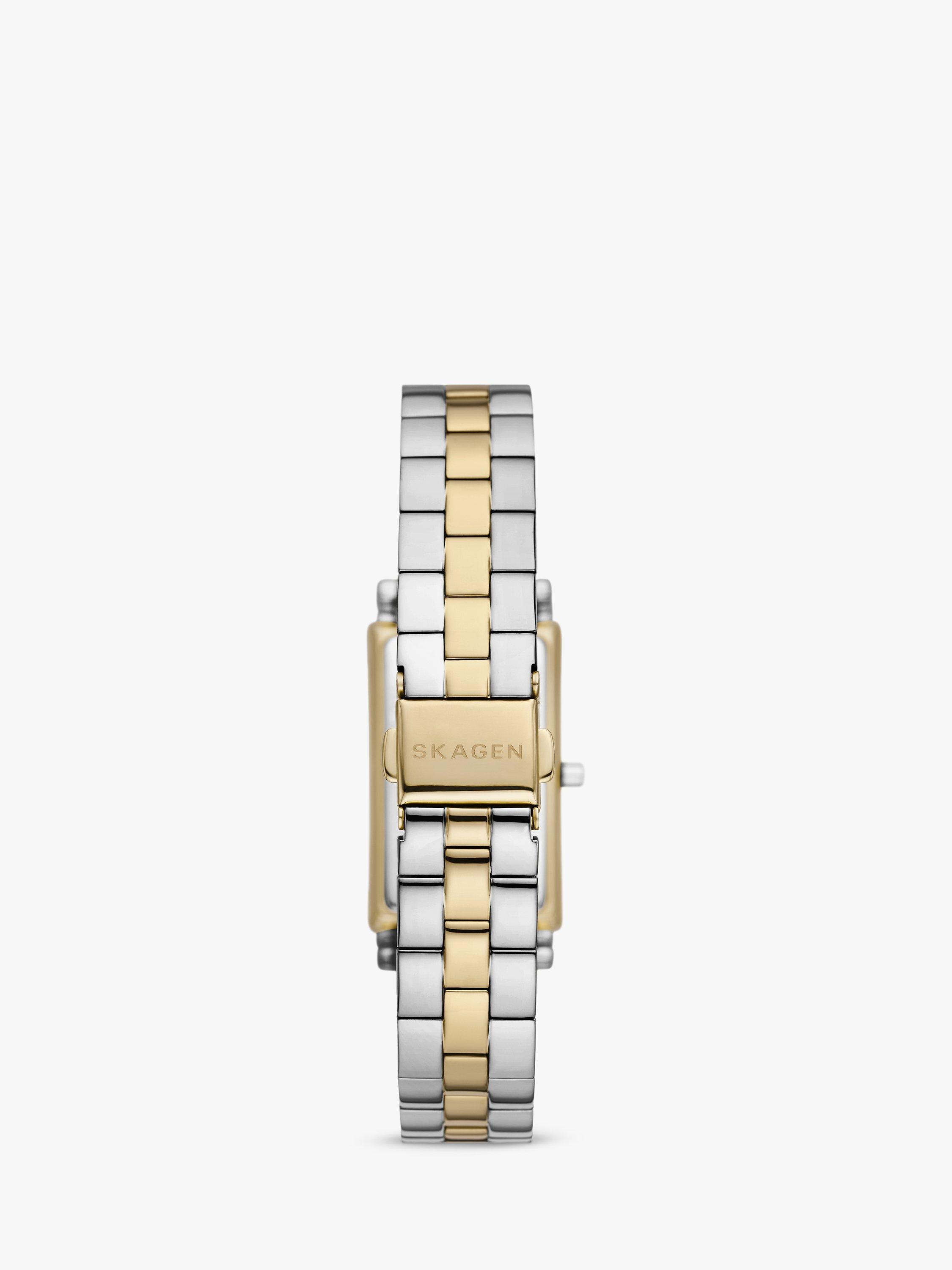 Product image 3 of 4, which shows Skagen SKW3156 Women's Hagen Two-Tone Bracelet Strap Watch, Multi