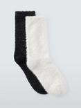 John Lewis Fluffy Lounge Socks, Pack of 2