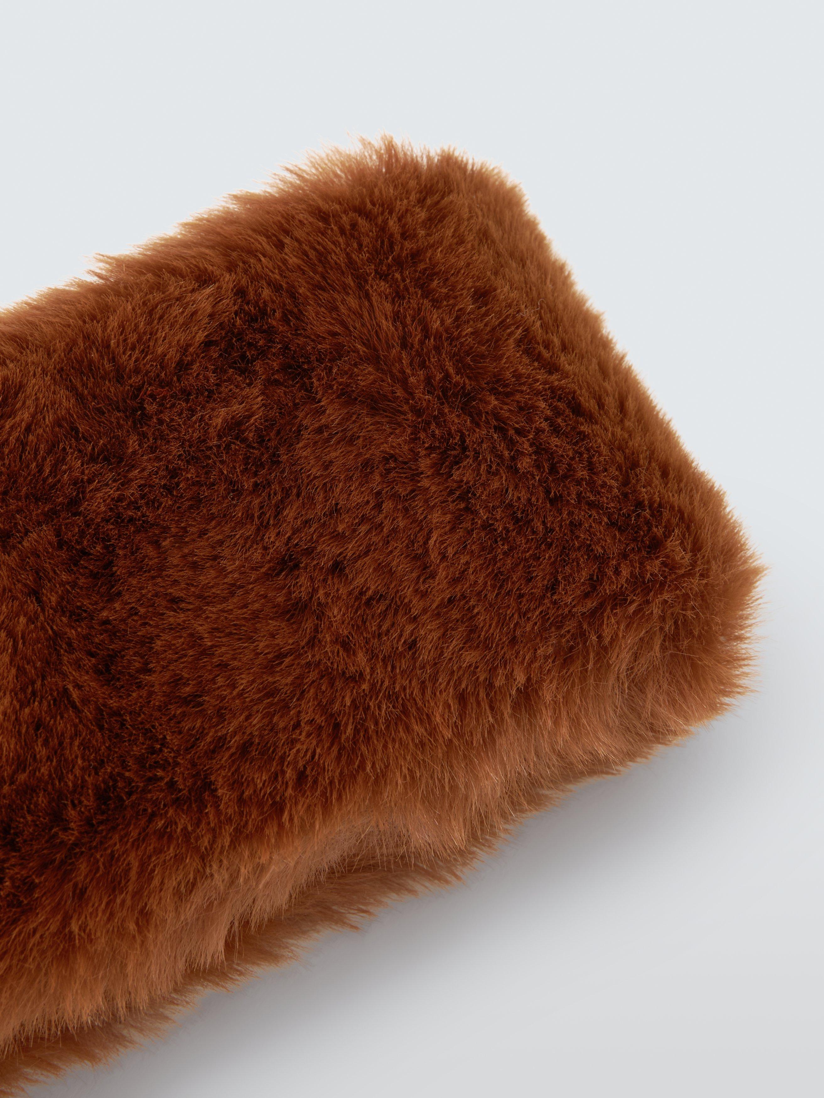 Product image 3 of 4, which shows John Lewis Faux Fur Headband, Ginger