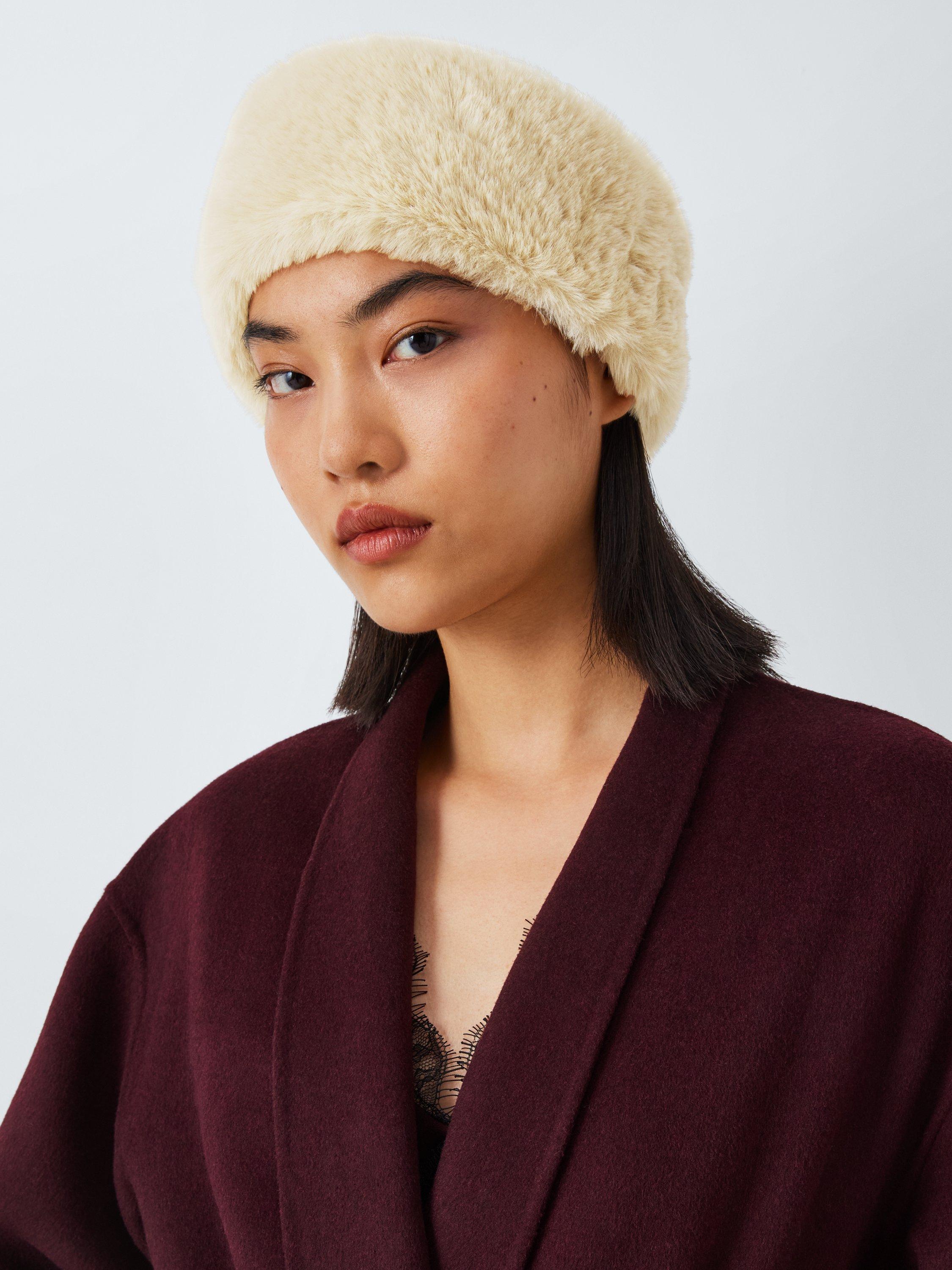 Product image 1 of 4, which shows John Lewis Faux Fur Headband, Natural