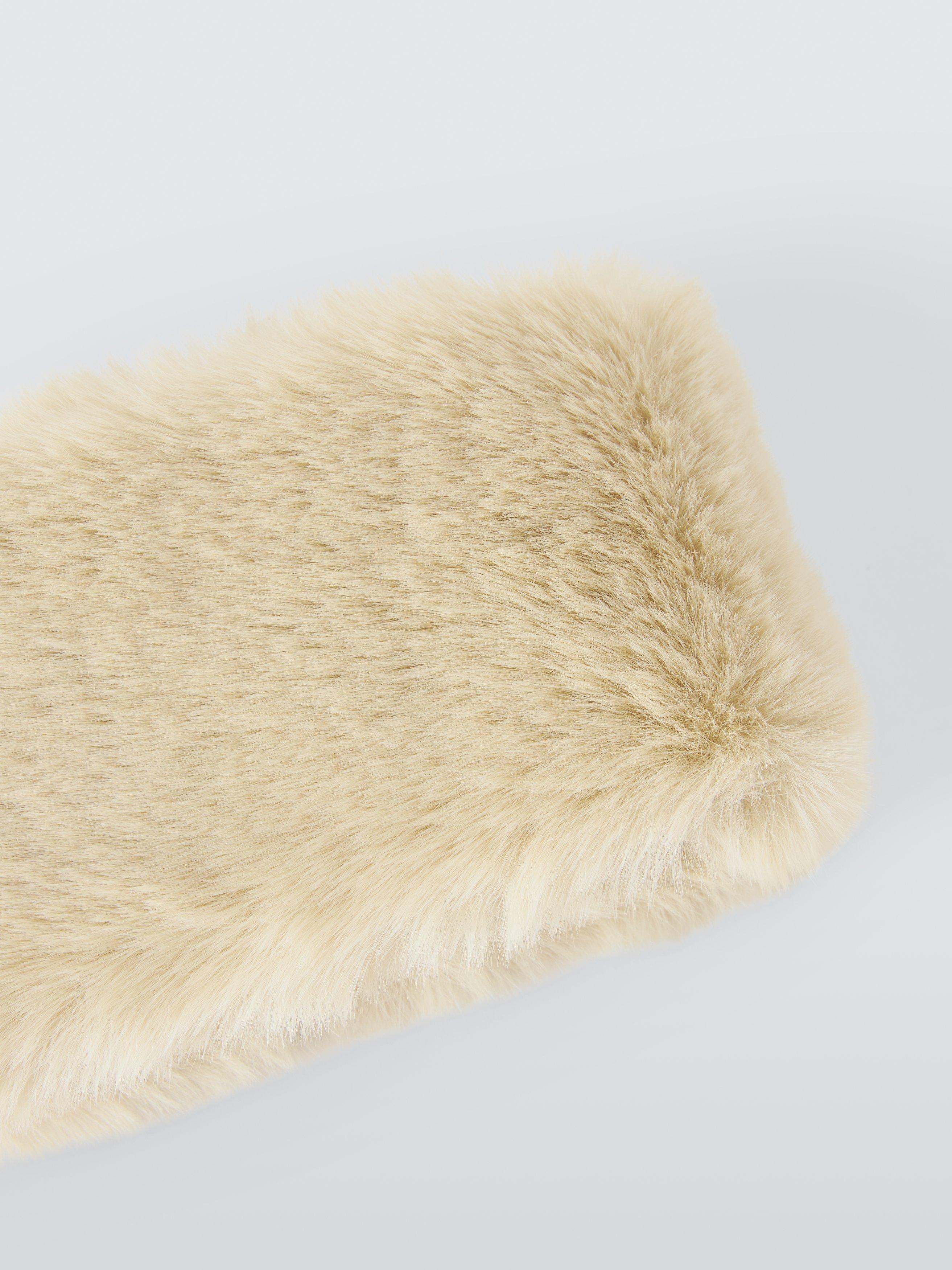 Product image 3 of 4, which shows John Lewis Faux Fur Headband, Natural