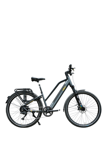 Volt Pulse Low Step Hybrid e-Bike, Space Grey - view 2, Space Grey
