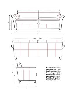 John Lewis Charlotte II Grand 4 Seater Leather Sofa, Light Leg - view 2, Demetra Green