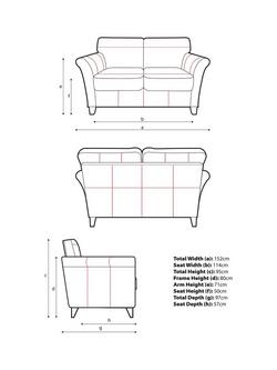 John Lewis Charlotte II Small 2 Seater Leather Sofa, Light Leg - view 2, Demetra Green