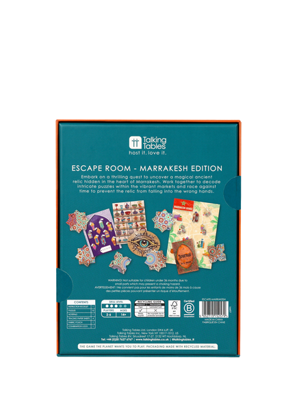 Talking Tables Marrakesh Escape Room Board Game - view 2, 