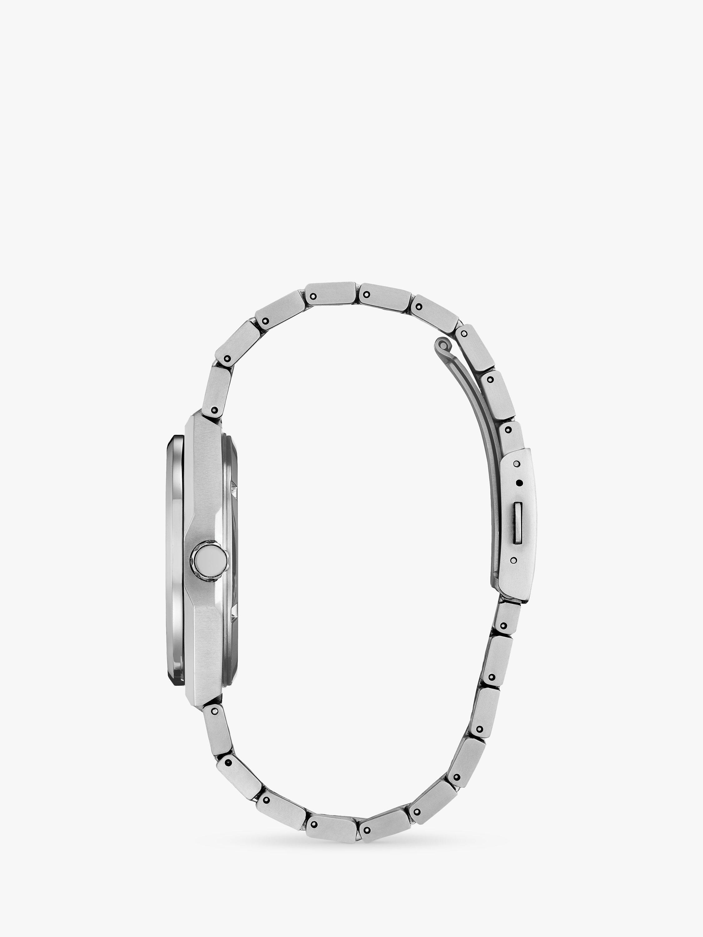 Product image 2 of 4, which shows Citizen Men's Zenshin Super Titanium Eco-Drive Bracelet Strap Watch, Silver/Green AW0130-85X