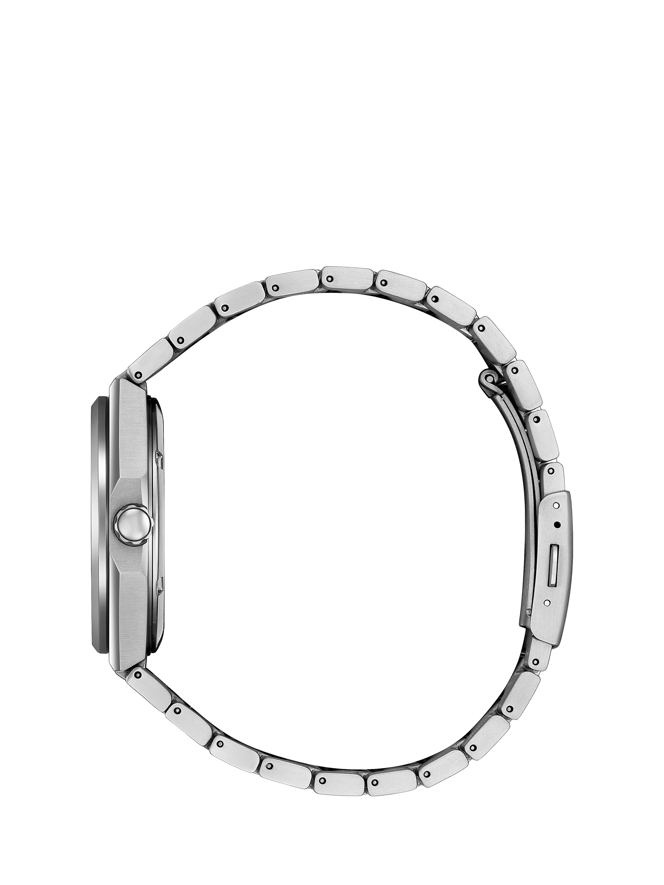 Product image 3 of 4, which shows Citizen Men's Zenshin Super Titanium Eco-Drive Bracelet Strap Watch, Silver/Green AW0130-85X