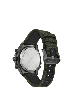 Citizen JV1005-02W Men's Promaster Land Chronograph Fabric Strap Watch - view 2, Green