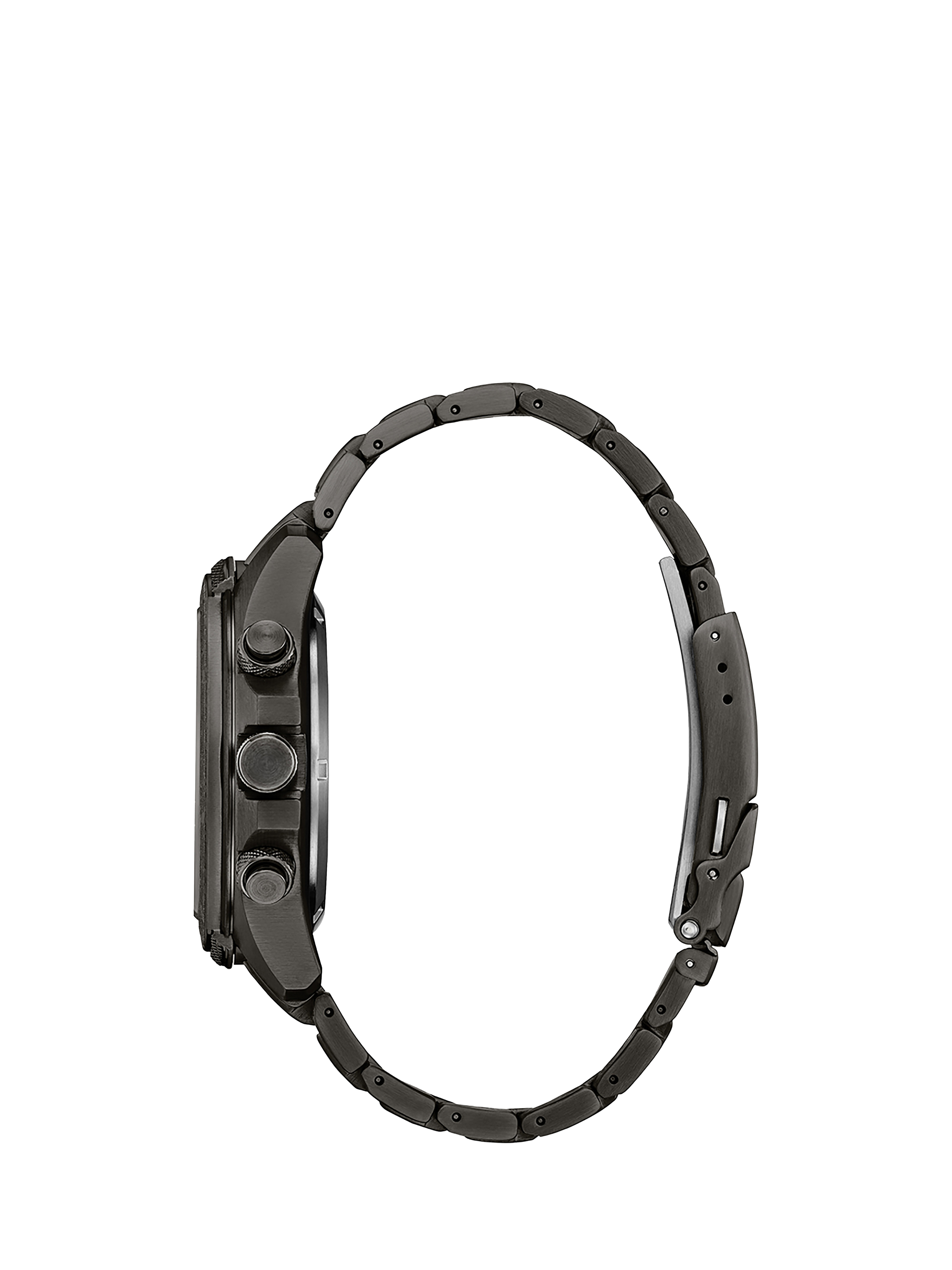 Product image 3 of 6, which shows Citizen JV1008-63E Men's Promaster Land Chronograph Bracelet Strap Watch, Grey