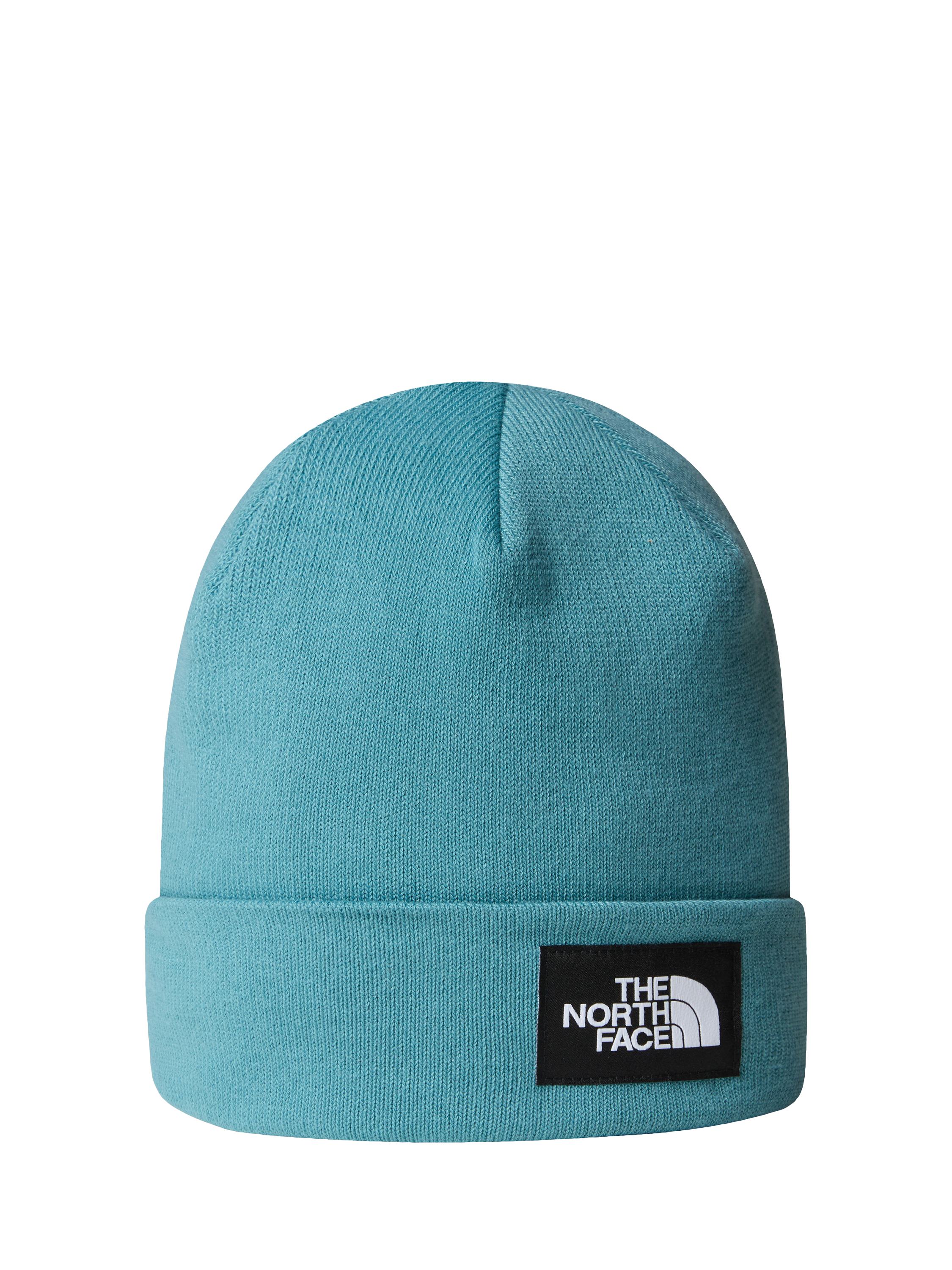 Product image 1 of 3, which shows The North Face Dock Worker Recycled Beanie, Algae Blue