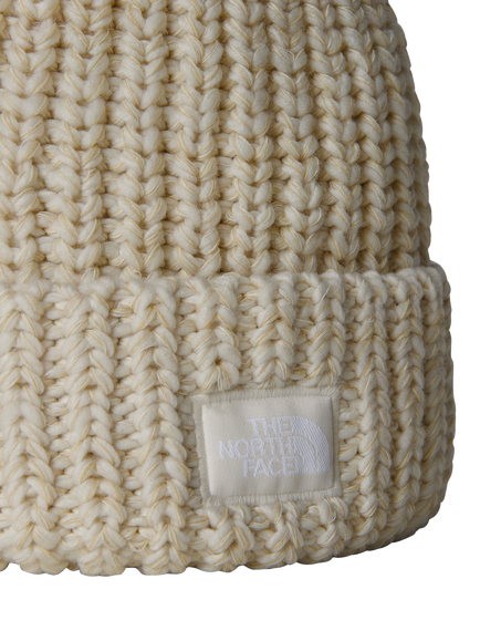 The North Face Cosy Chunky Cabin Beanie, Gardenia Gravel - view 2, Gardenia-gravel