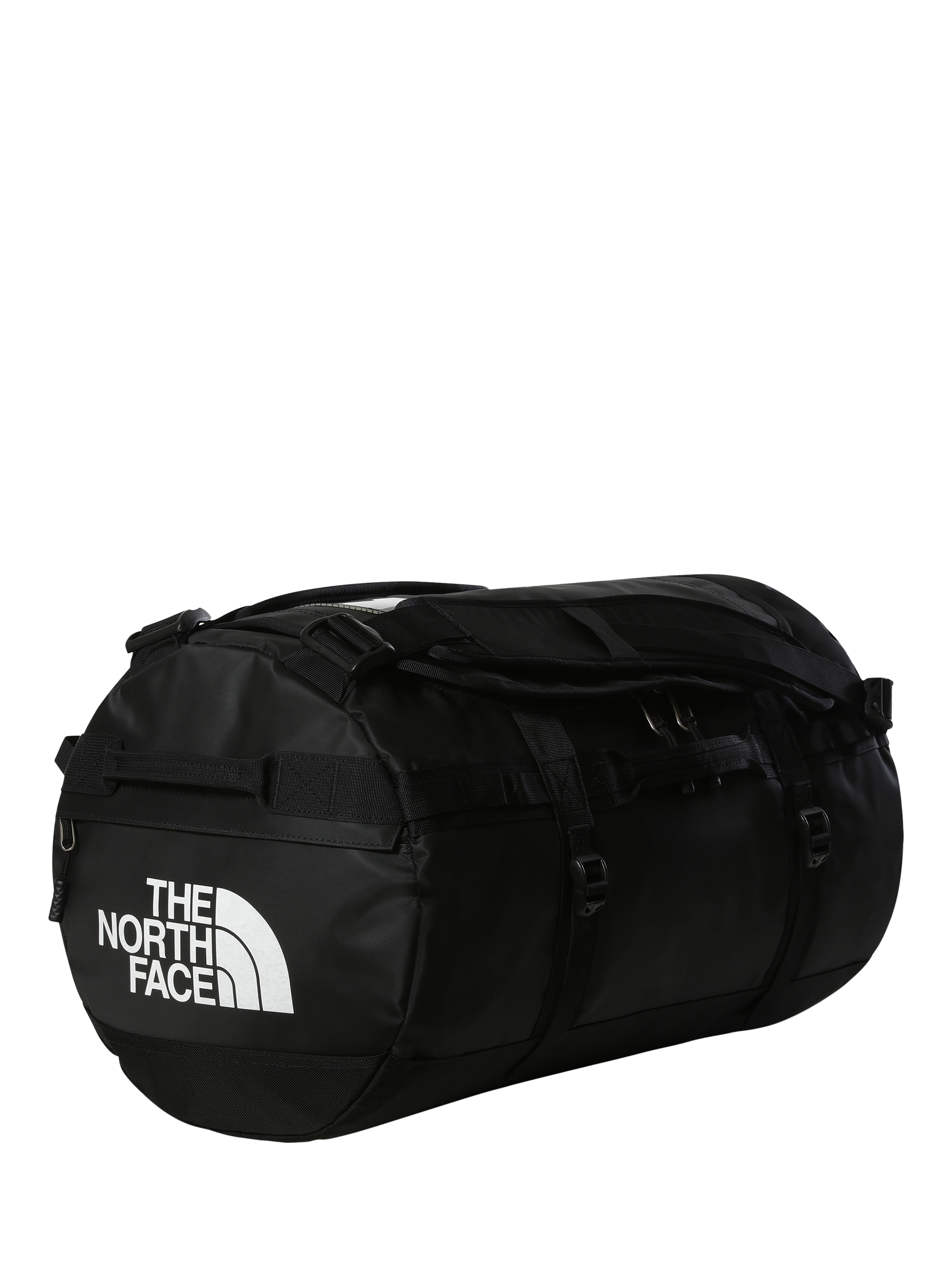 Product image 1 of 7, which shows The North Face Base Camp Duffle Bag, TNF Black/TNF White