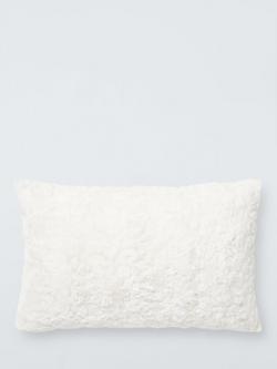 John Lewis Tufted Cushion, White, 