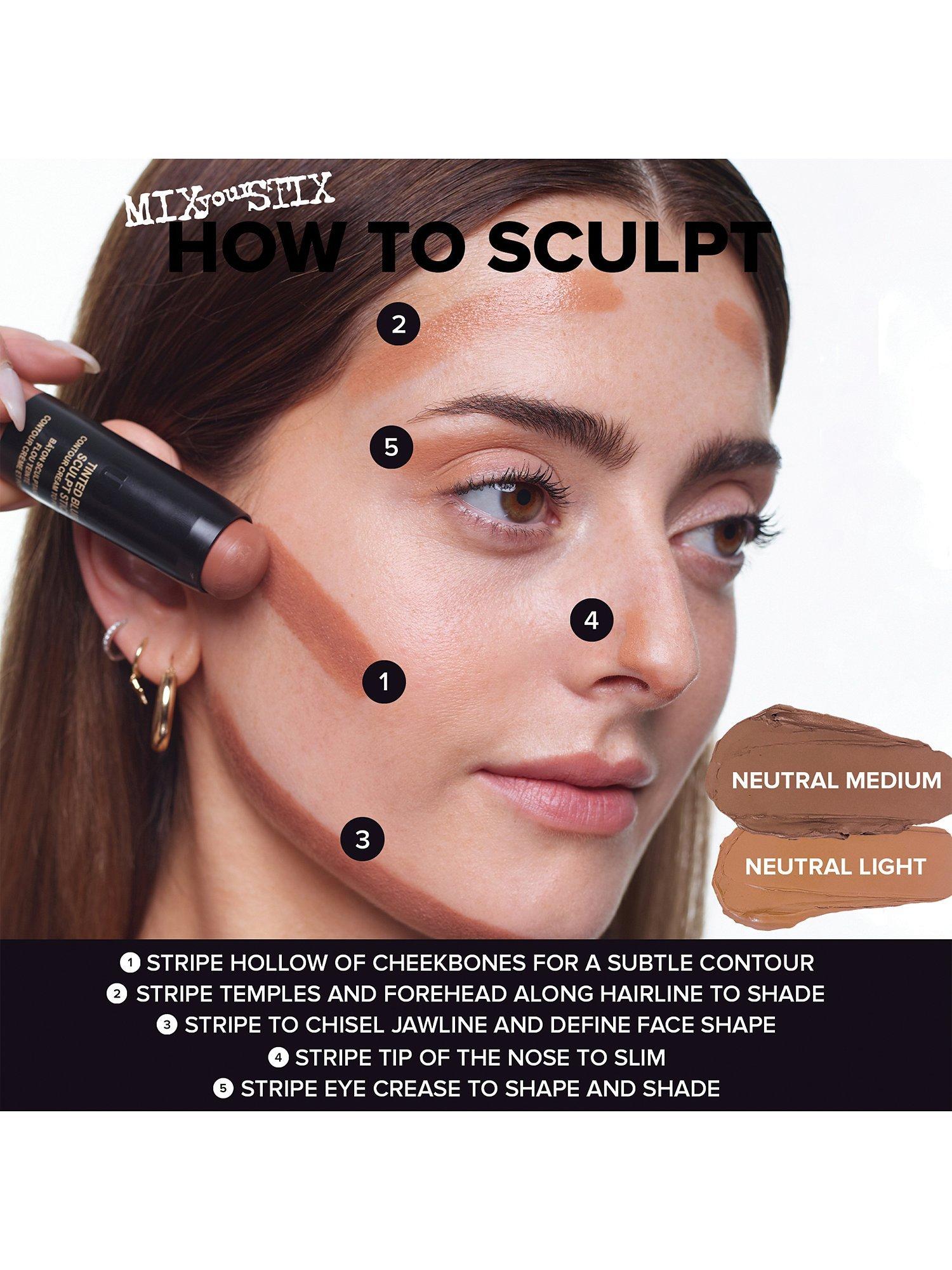 Product image 4 of 10, which shows Nudestix Tinted Blur Sculpt Stick, Neutral Light