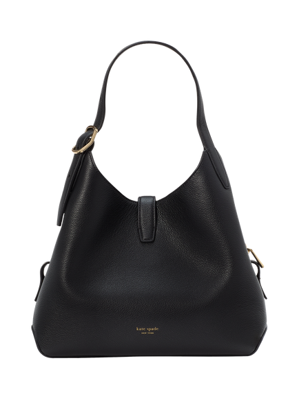 kate spade new york Deco Leather Medium Crossbody Tote Bag - view 2, Black