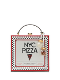 kate spade new york Slice 3D Pizza Box Leather Top Handle Crossbody Bag, Multi