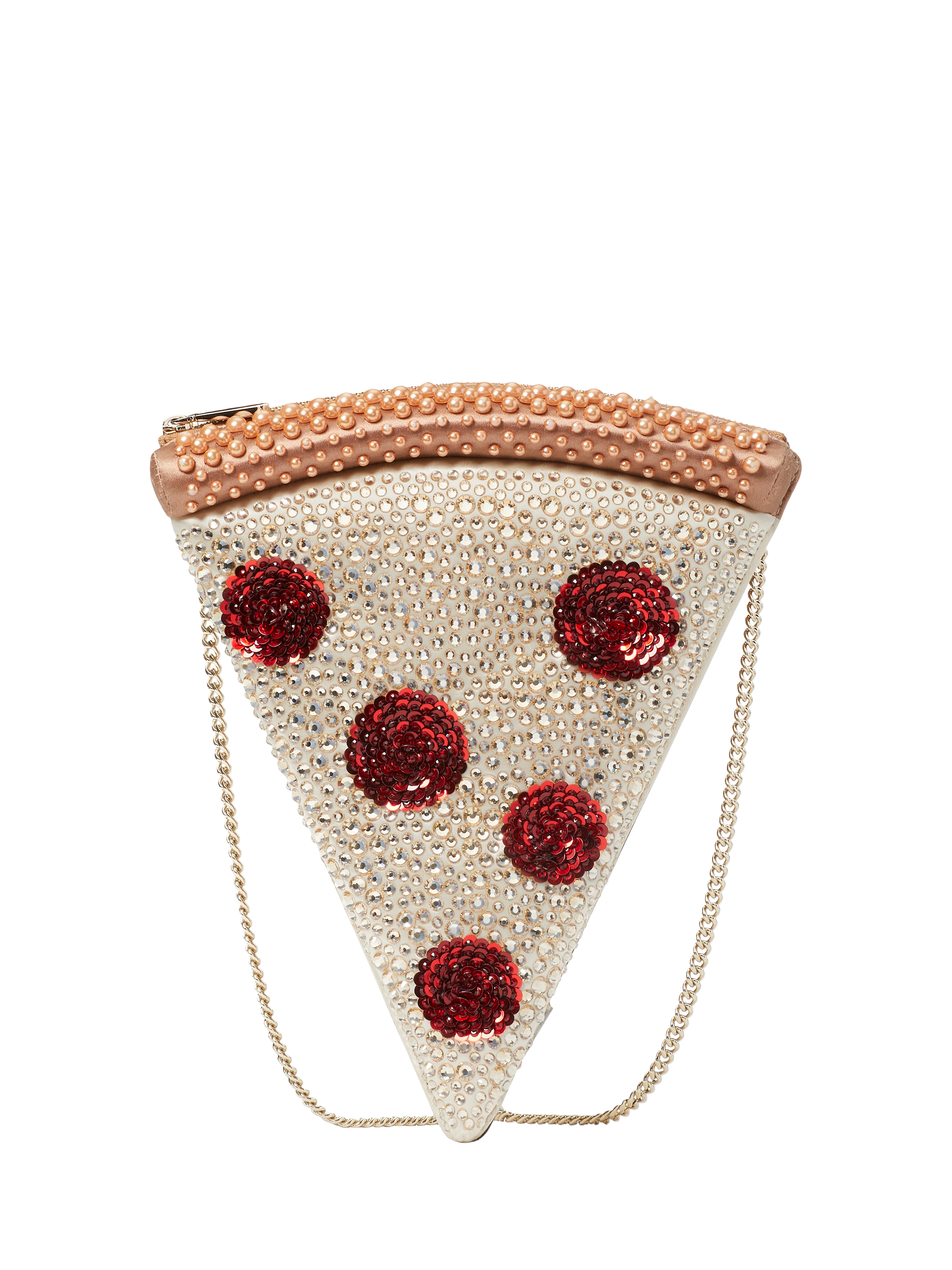 Leather store Pizza Clutch Purse Bag