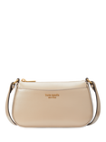 kate spade new york Bleecker Leather Small Cross Body Bag, Timeless Taupe