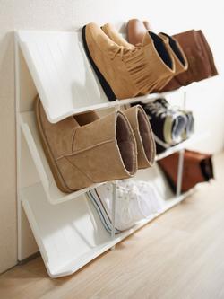 Like-it 3 Tier Shoe Rack - view 2, Grey