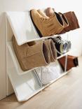 Like-it 3 Tier Shoe Rack, White