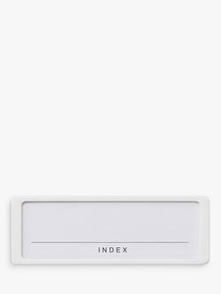 Like-it Index Card Holder, Set of 4, White, 