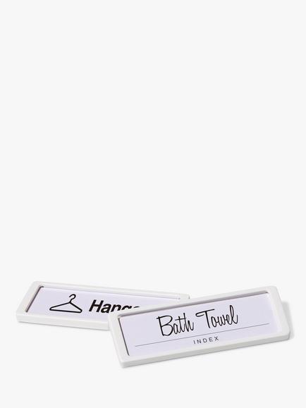 Like-it Index Card Holder, Set of 4, White - view 2, 
