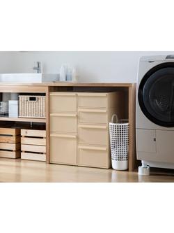 Like-it Stacking Storage Drawer, H16cm - view 2, Ecru