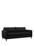 John Lewis Bailey II Grand 4 Seater Leather Sofa, Dark Leg