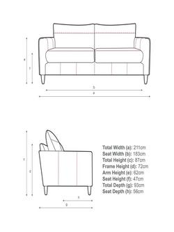 John Lewis Bailey II Grand 4 Seater Leather Sofa, Dark Leg - view 2, Matt Black