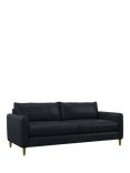 John Lewis Bailey II Grand 4 Seater Leather Sofa, Light Leg, Vintage Jeans