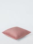 John Lewis Square Velvet Cushion, Plaster