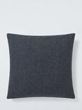 John Lewis Cotton Plain Indoor/Outdoor Cushion, Graphite