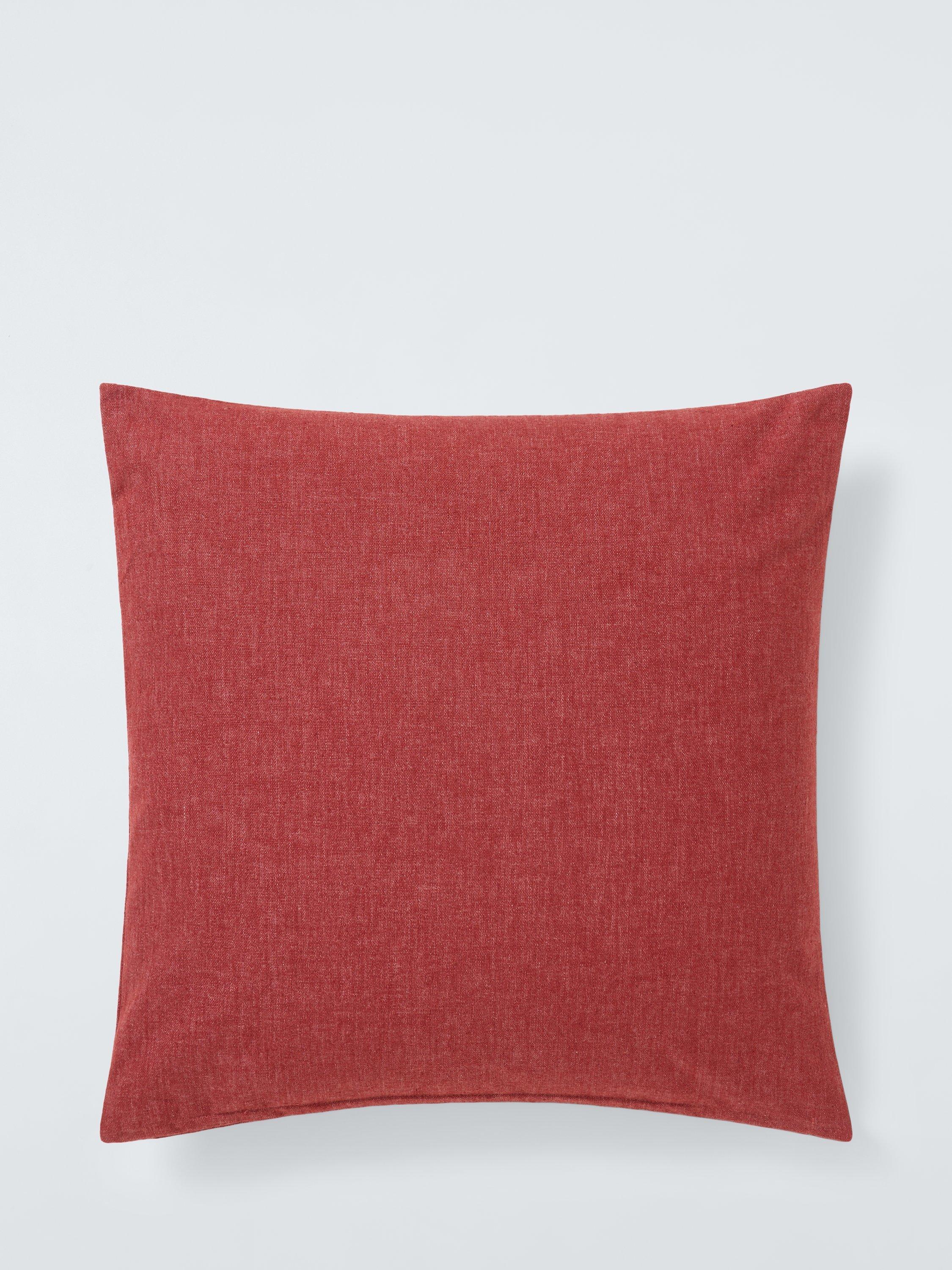 Plain red cushions sales