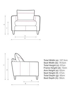 John Lewis Bailey II Leather Snuggler, Dark Leg - view 2, Matt Black