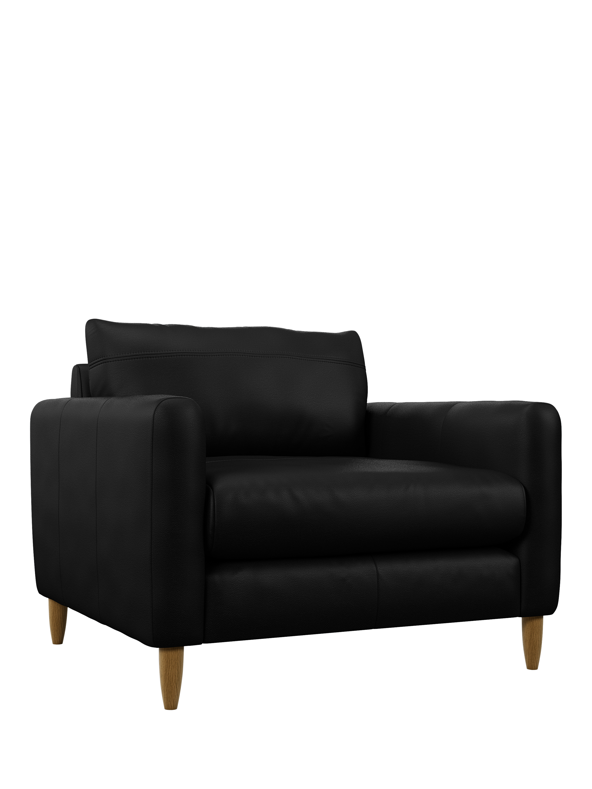 Bailey II Range, John Lewis Bailey II Leather Snuggler, Light Leg, Matt Black