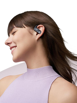 Shokz OpenFit Air Bluetooth True Wireless Open-Ear Headphones - view 2, Black