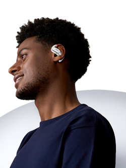 Shokz OpenFit Air Bluetooth True Wireless Open-Ear Headphones - view 2, White