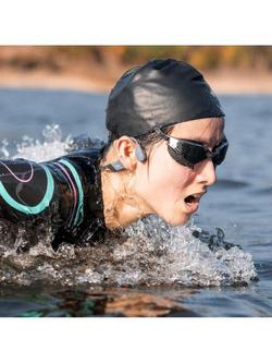 Shokz OpenSwim Pro Bluetooth Waterproof On-Ear Headphones - view 2, Grey