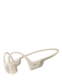 Shokz OpenRun Pro Bluetooth Wireless Open-Ear Headphones, Beige