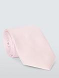 John Lewis Plain Silk Tie, Pink