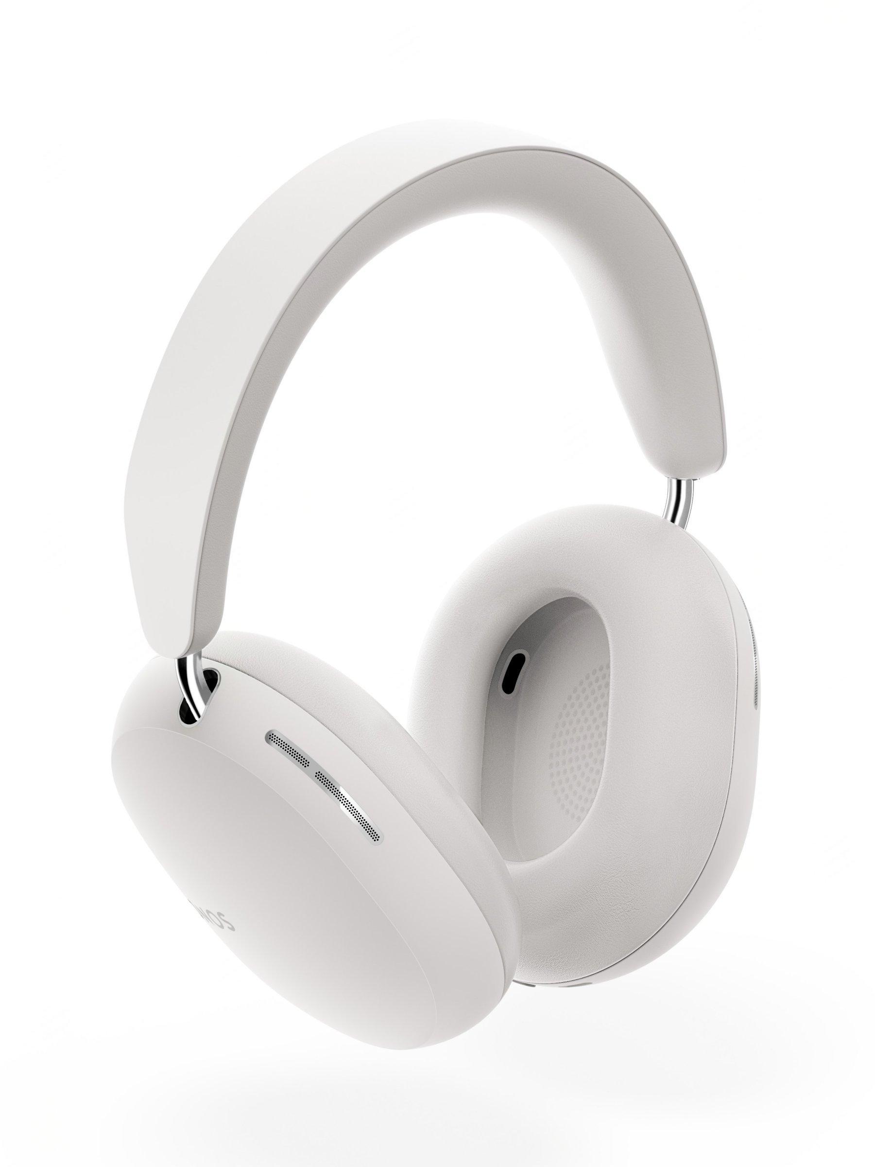 Sonos Ace Wireless Bluetooth Over Ear Headphones with Active Noise Cancelling Mic Remote White