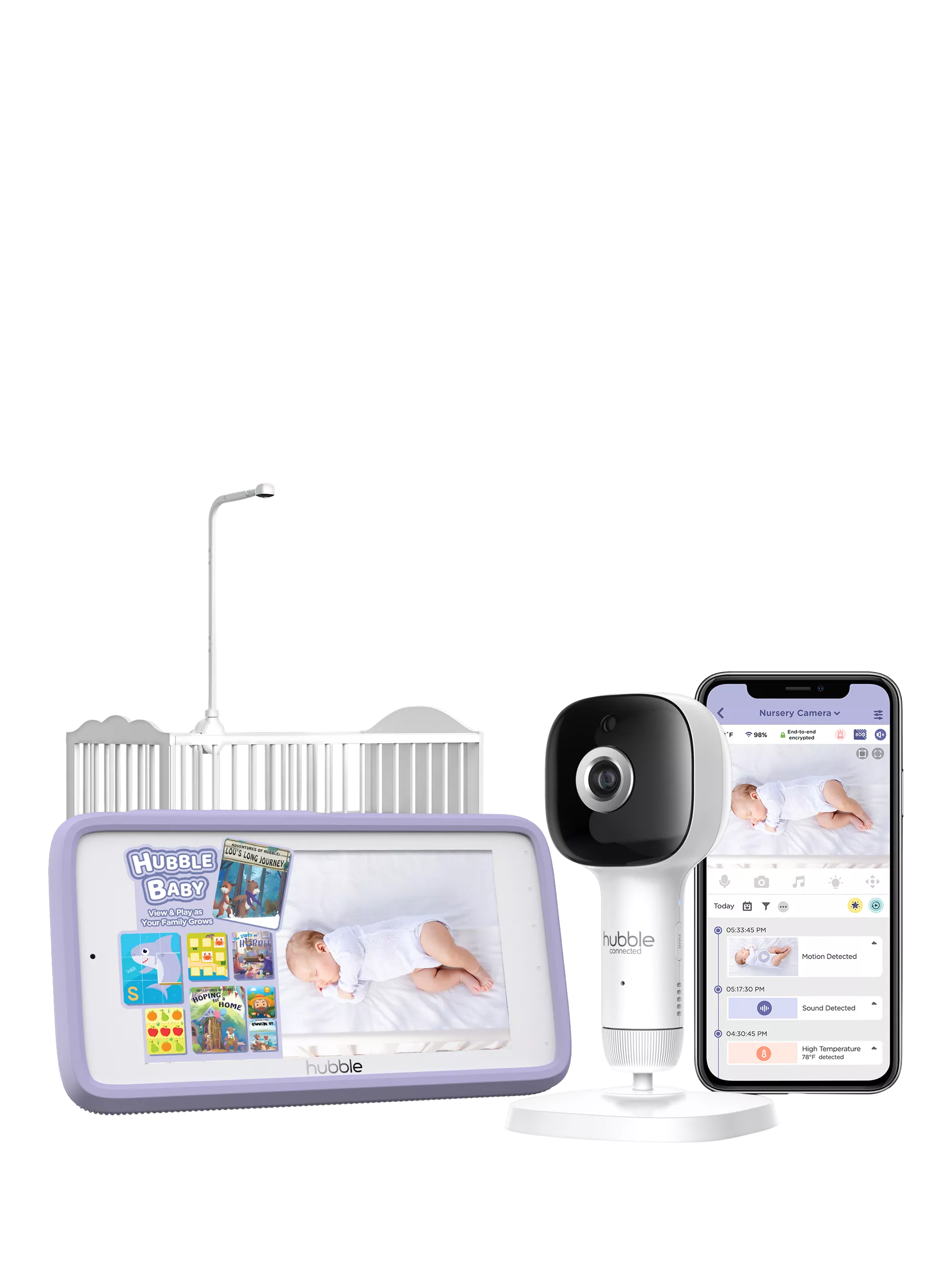 Hubble SkyVision AI Pro Smart Baby Monitor