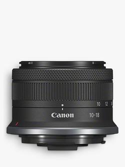 Canon RF-S 10-18mm f/4.5-6.3 IS STM Wide Angle Zoom Lens, Black