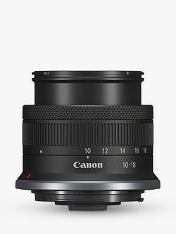 Canon RF-S 10-18mm f/4.5-6.3 IS STM Wide Angle Zoom Lens - view 2, Black