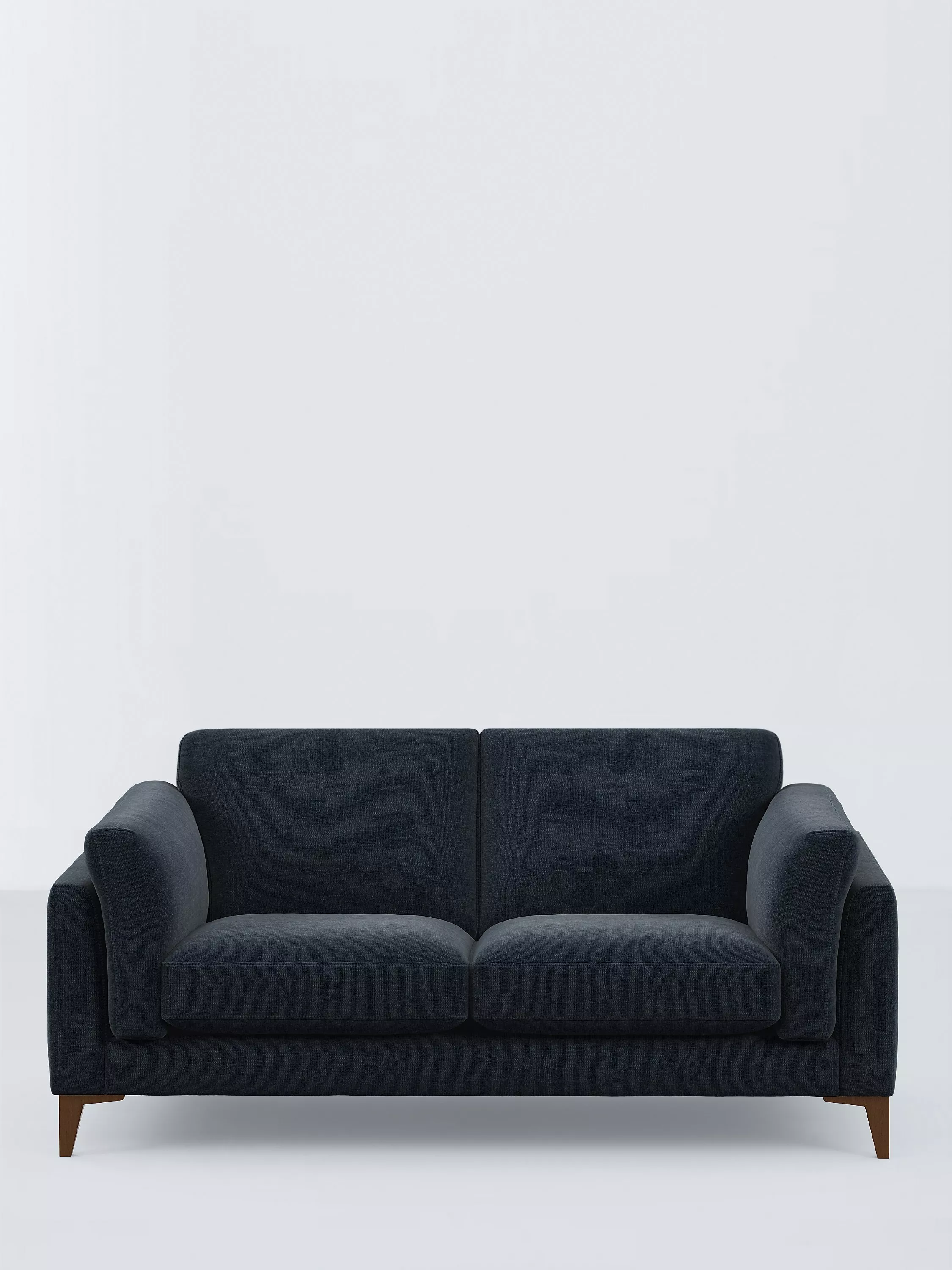 John Lewis Jura Large 3 Seater Sofa, Dark Leg, Easy Clean Chenille Navy